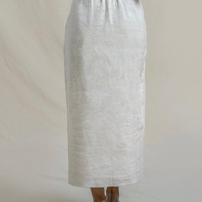 women's skirt, cotton skirt, heirloom cotton, regenerative cotton, raw cotton, women's fashion