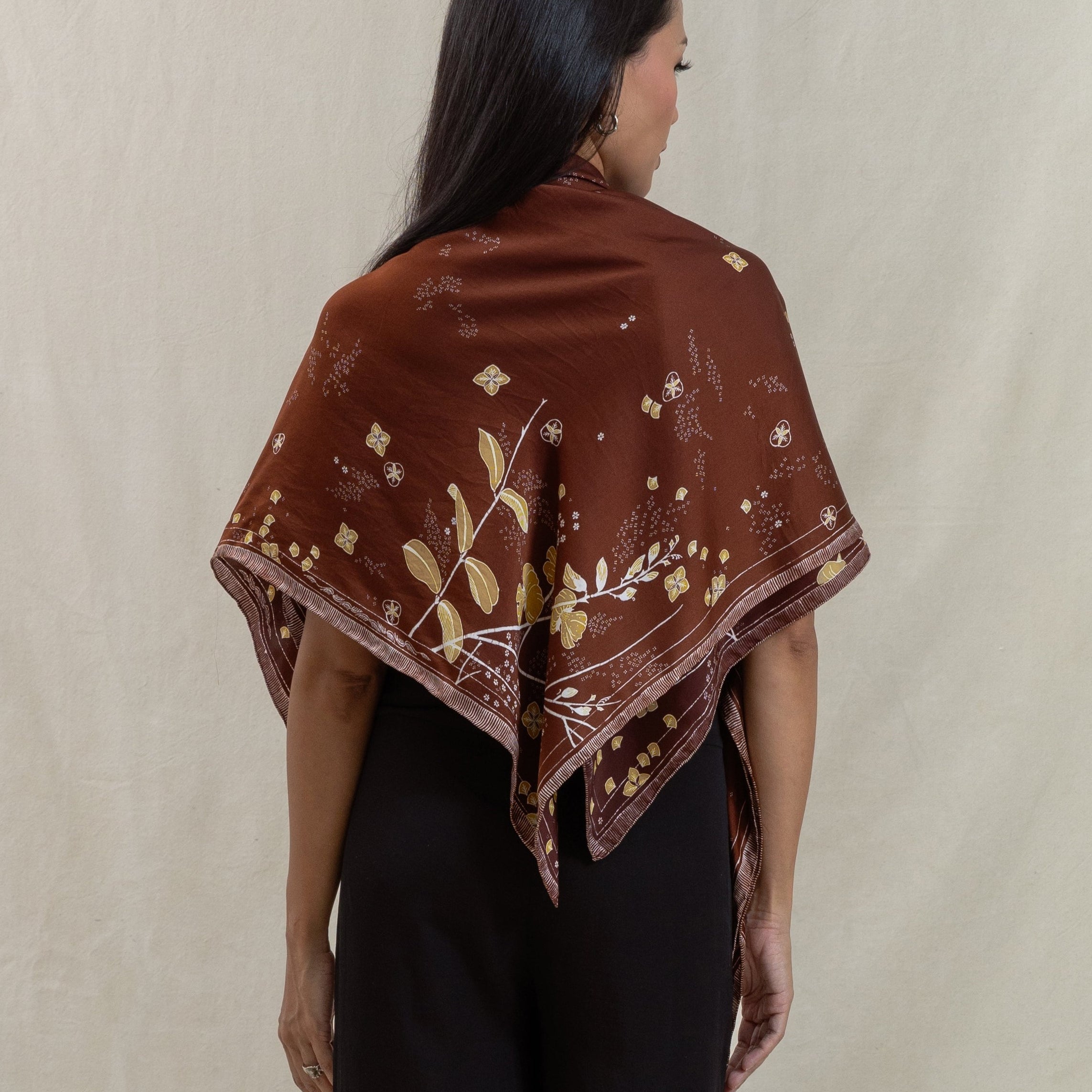 batik scarf, scarf, handcraft, accessories, women's accessories