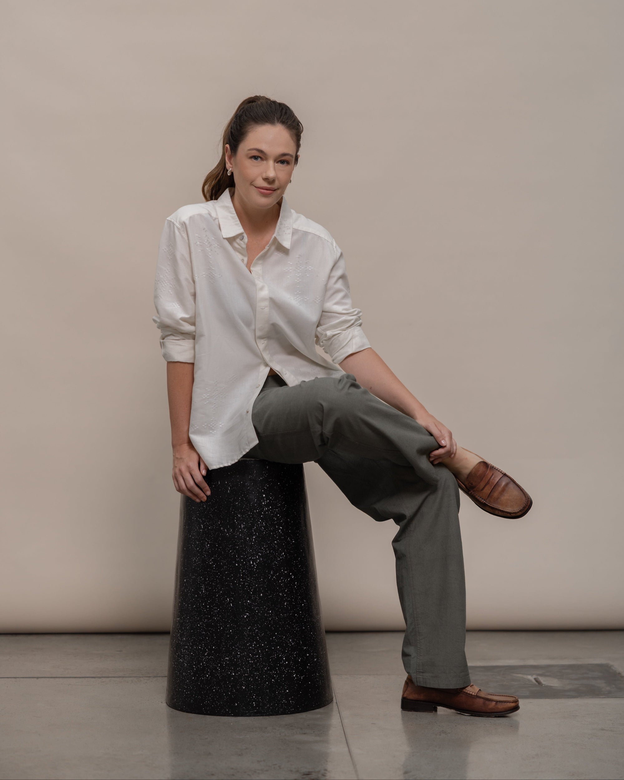 SukkhaCitta Handwoven Angkasa Shirt TaIlored