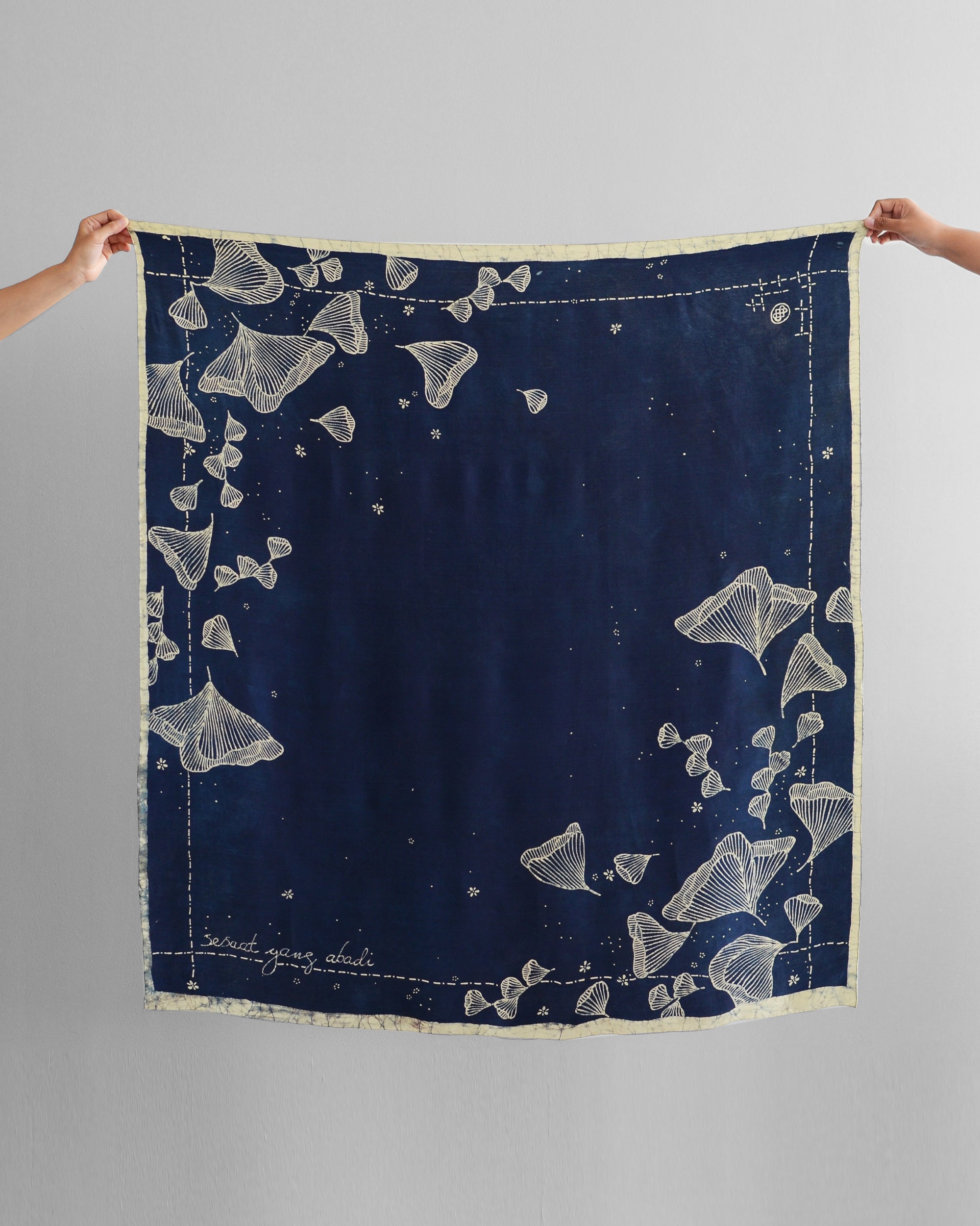 Sustainable silk scarf